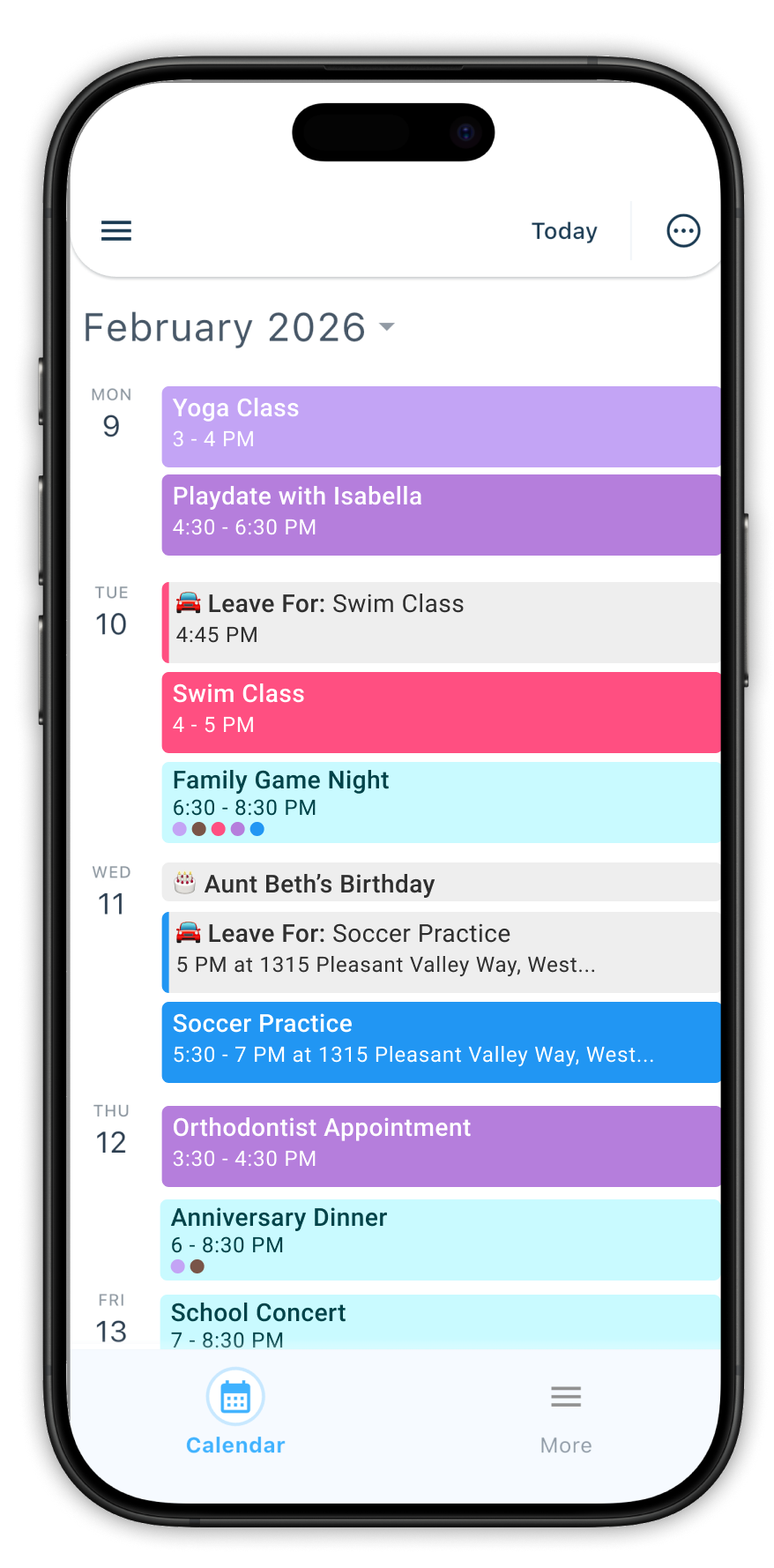 Famzil app screenshot